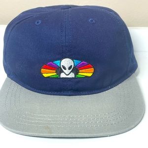 Alien workshops vtg hat SnapBack one size fits most blue  GUC